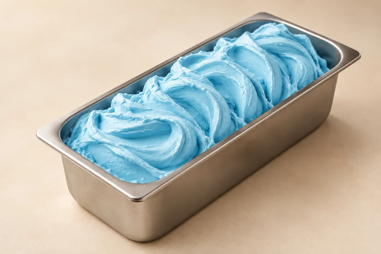Himmelblau / Kaugummi im Eisbehälter
