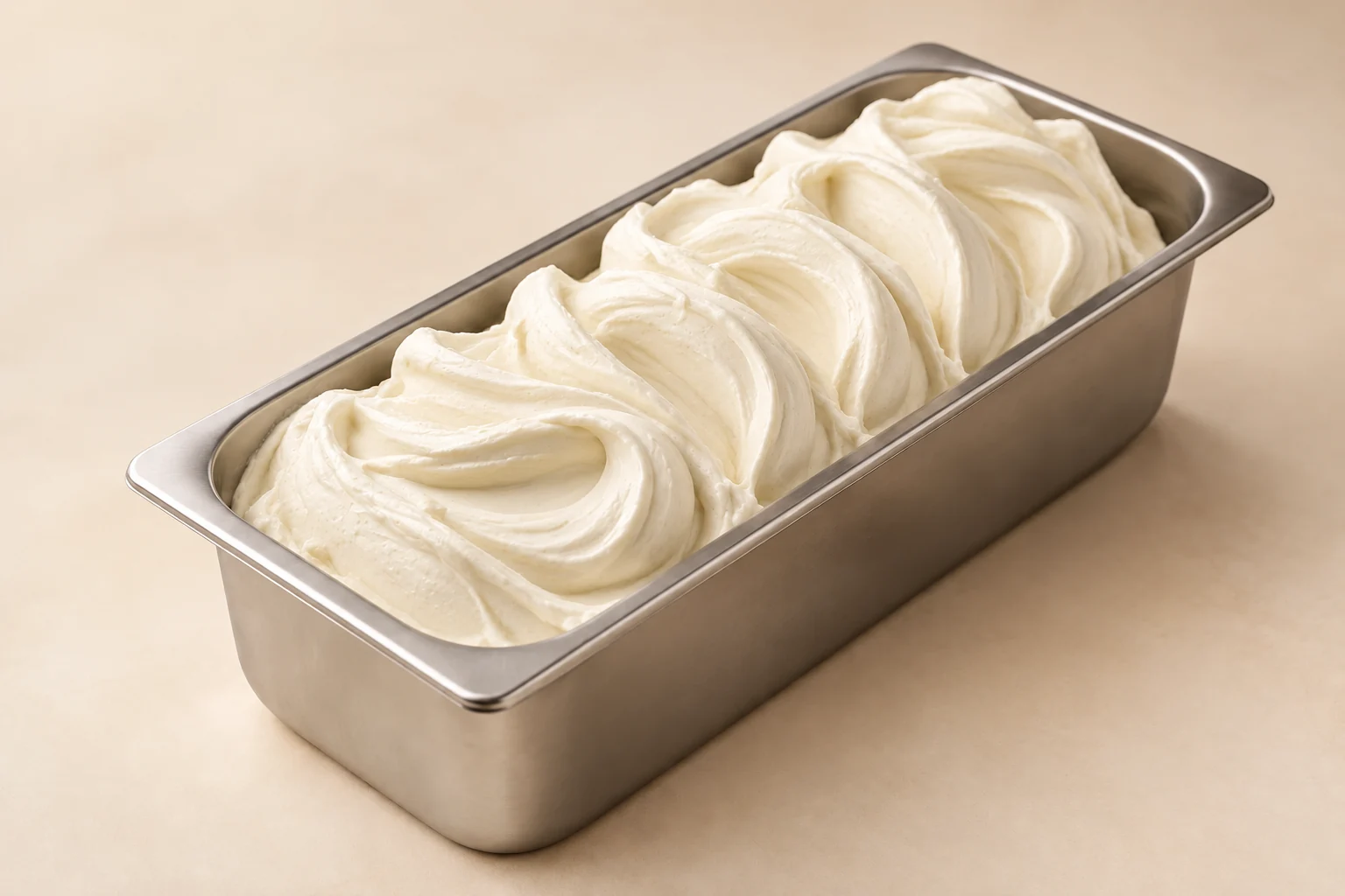 Joghurt im Eisbehälter